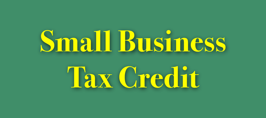 Small Business Tax Credit