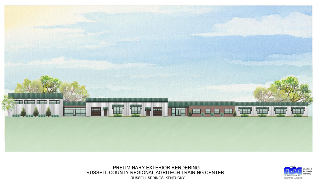 Russell County Agritech Center Rendering August 2021