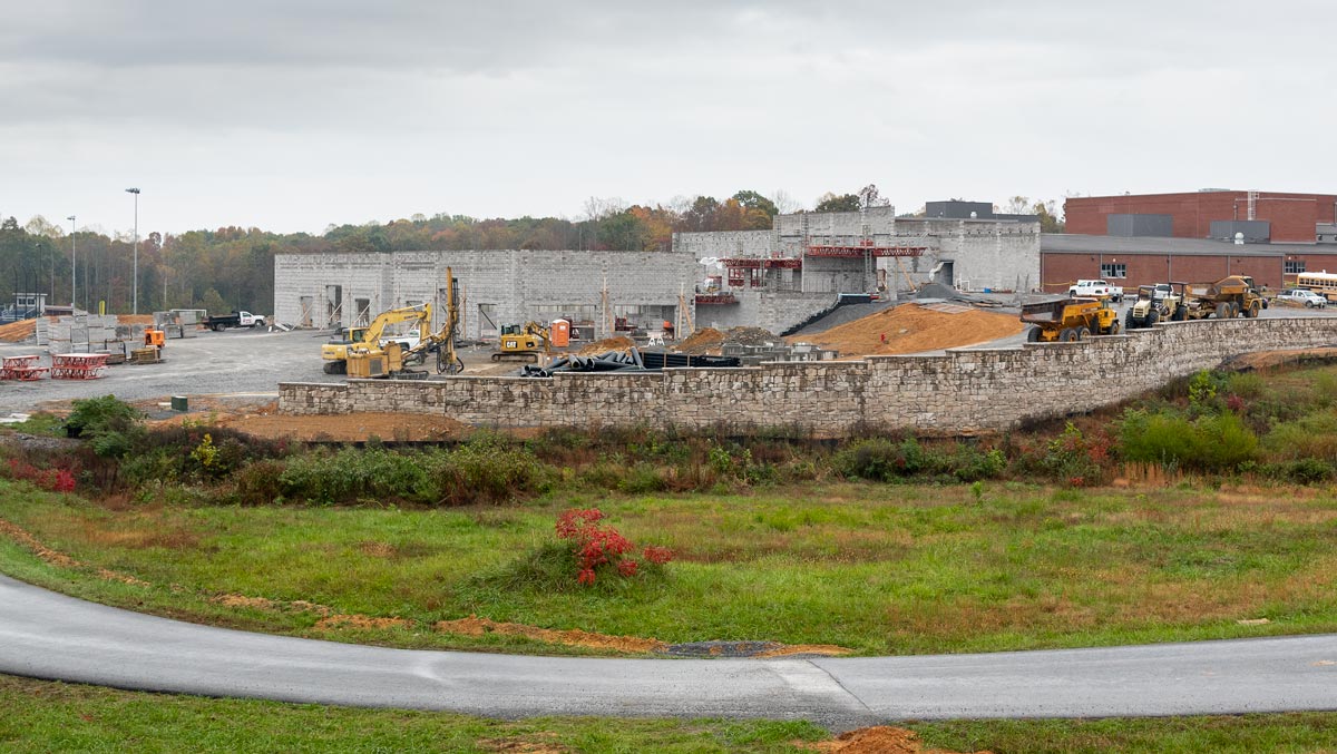 Lake Cumberland Regional College and Workforce Center construction October 2019.