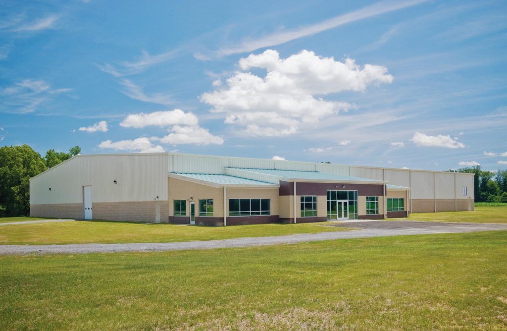 light industrial building in industrial park