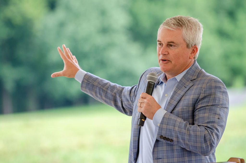 Congressman James Comer was on hand to help announce the French Valley Build-Ready site plan.