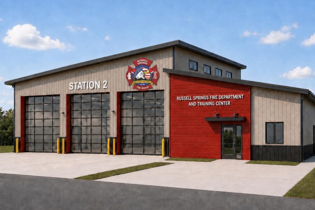 Architects rendering of new firer station