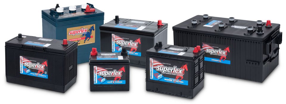 group of batteries
